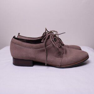 Franco Sarto Acropolis Textured Leather Lace Up Oxford Shoe US 7 / EU 37